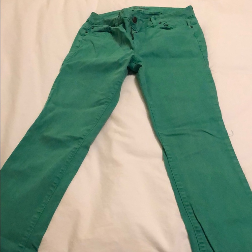 Kelly green jeans